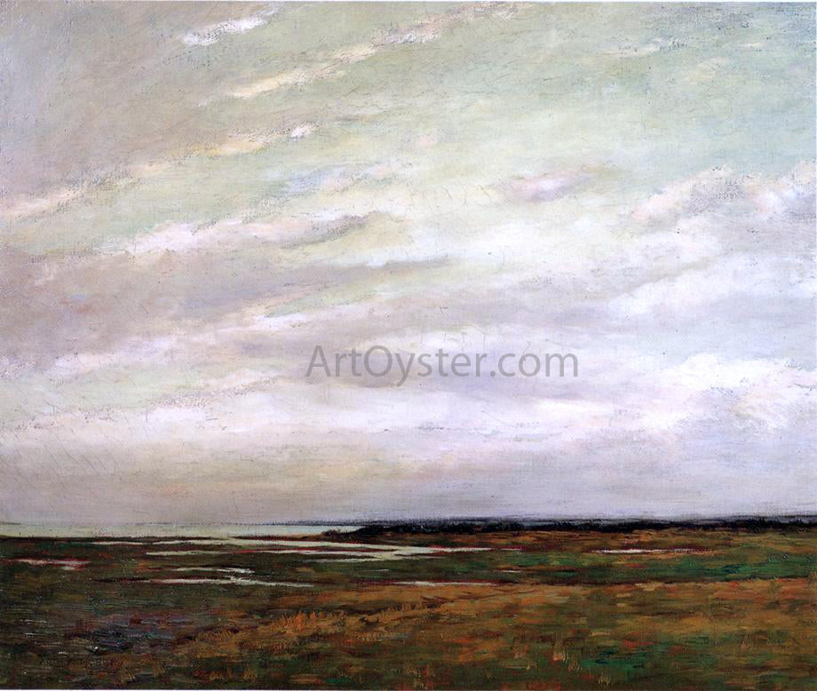 Arthur Hoeber Salt Marshes of Northern New Jersey - Hand Painted Oil Painting
