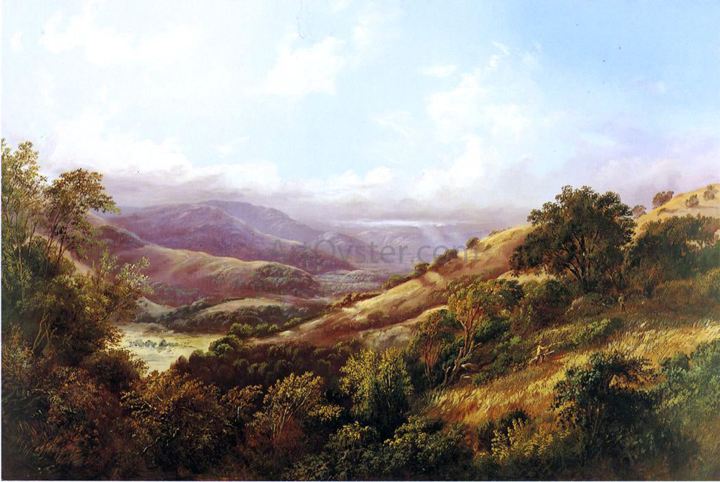 William Keith San Anselmo Valley near San Rafael - Hand Painted Oil Painting