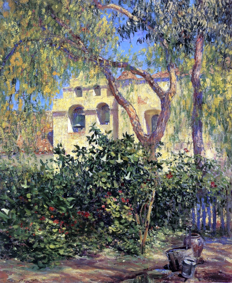 Guy Orlando Rose San Gabriel Mission - Hand Painted Oil Painting