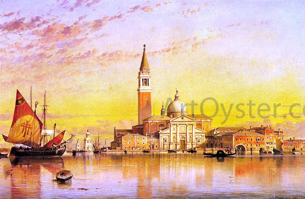  Edward William Cooke San Giorgio Maggiore, Venice - Hand Painted Oil Painting