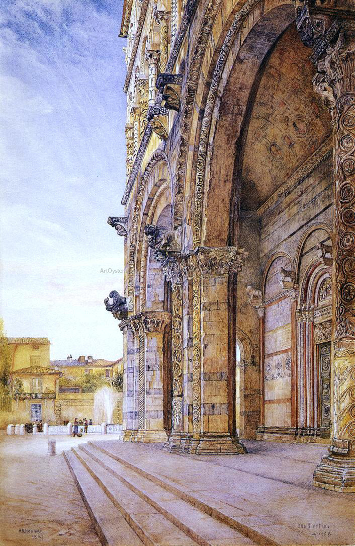 Henry Roderick Newman San Martino, Lucca - Hand Painted Oil Painting