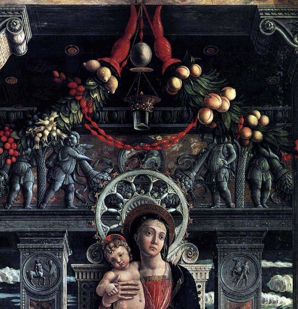 Andrea Mantegna San Zeno Polyptych (detail) - Hand Painted Oil Painting