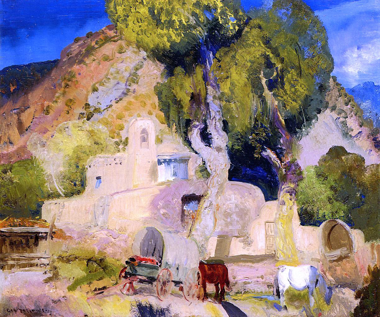 George Wesley Bellows Sanctuario - Hand Painted Oil Painting