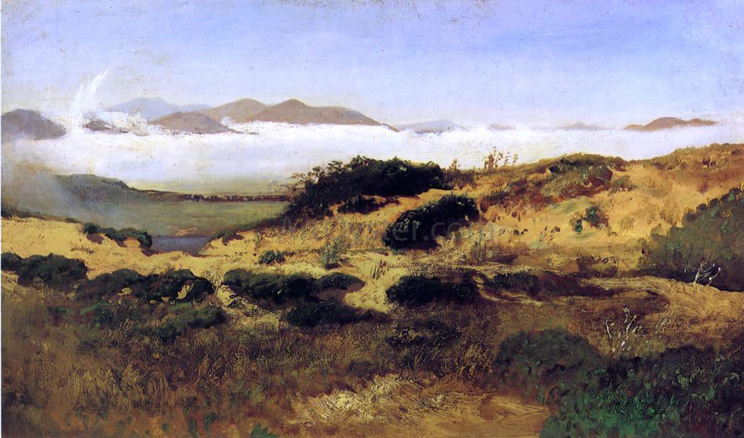 William Keith Sand Dunes and Fog, San Francisco - Hand Painted Oil Painting