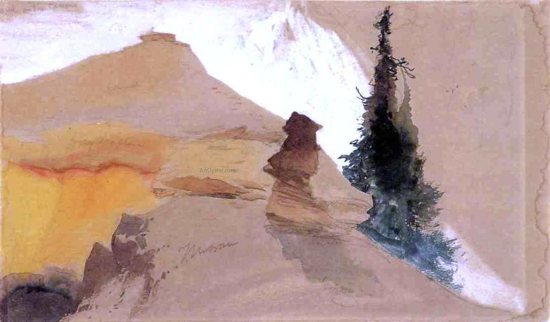 Thomas Moran Sand in the Canyon - Hand Painted Oil Painting