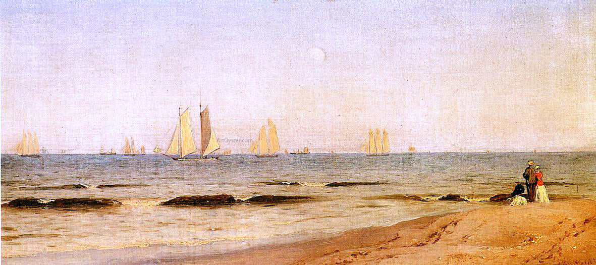 Alfred Thompson Bricher Sandy Hook - Hand Painted Oil Painting