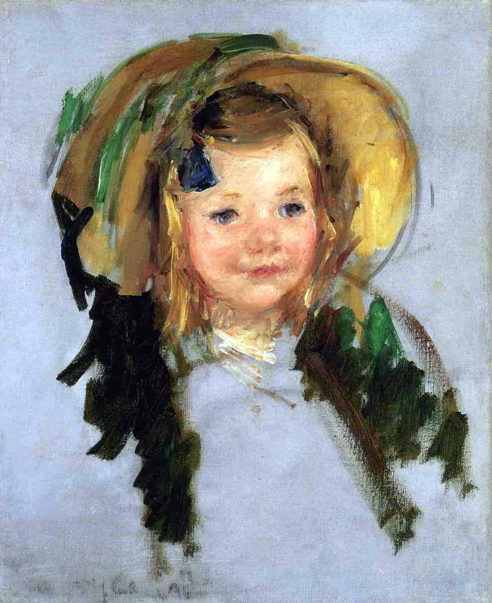 Mary Cassatt Sara in a Bonnet - Hand Painted Oil Painting