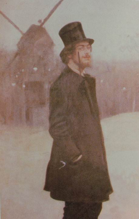 Ramon Casas Saite Moulin de la Galette - Hand Painted Oil Painting