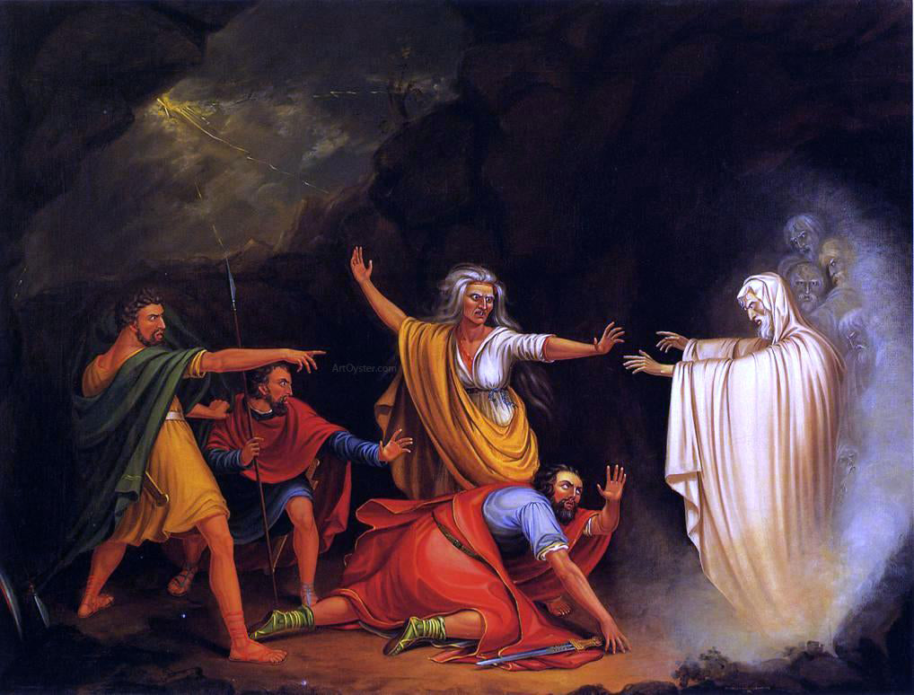 William Sidney Mount Saul and the Witch of Endor - Hand Painted Oil Painting