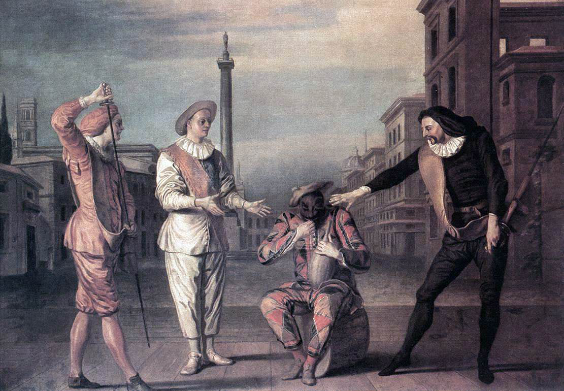 Claude Gillot Scene from the 'Master Andrew's Tomb' - Hand Painted Oil Painting