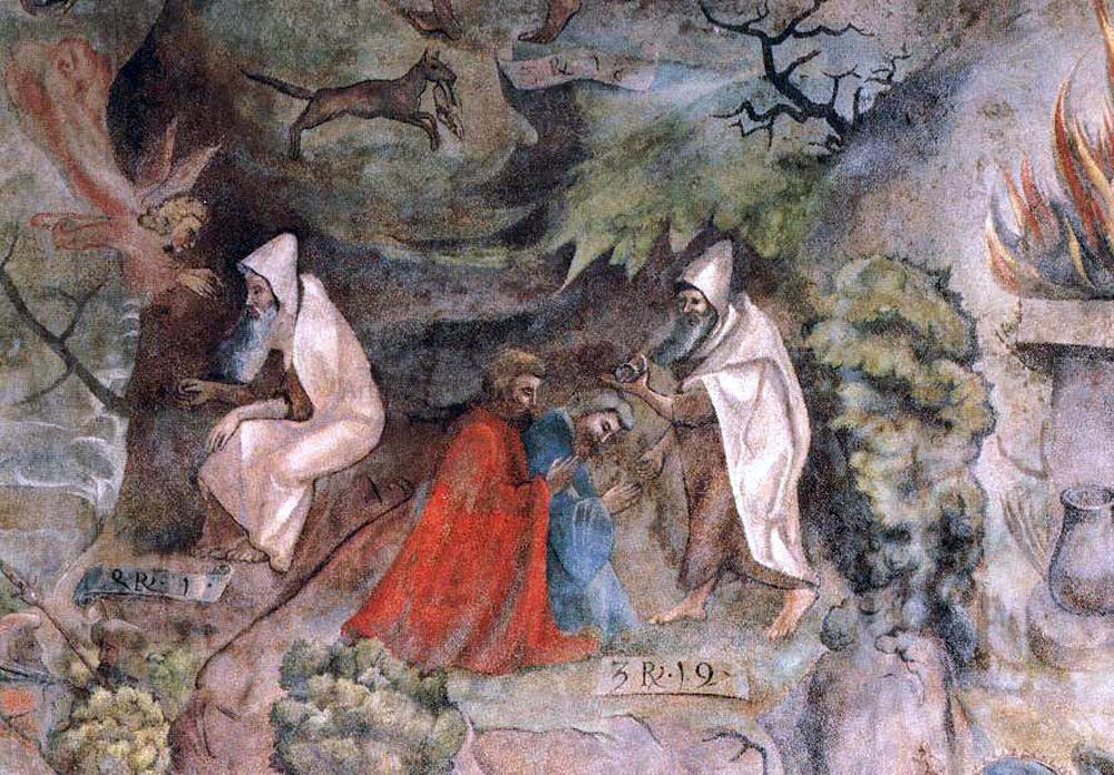 Jorg Ratgeb Scenes from the Life of Prophet Elijah - Hand Painted Oil Painting