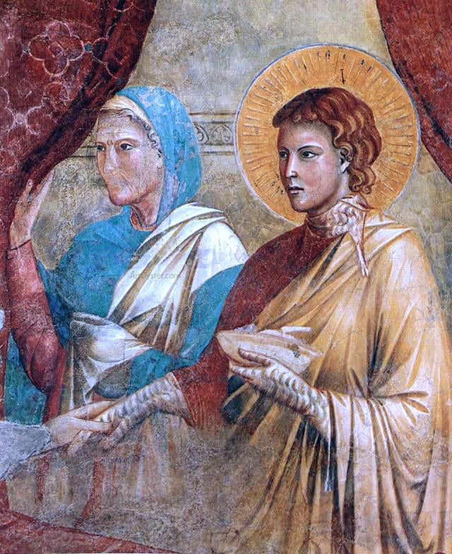 Master of the Isaac Stories Scenes from the Old Testament: Isaac Blessing Jacob (detail) - Hand Painted Oil Painting