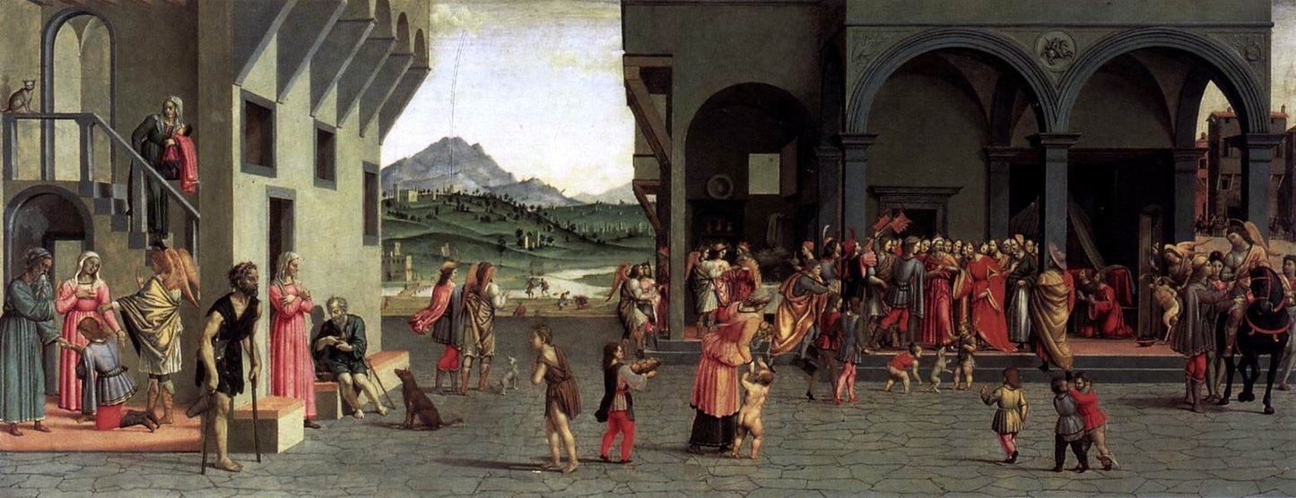 Giuliano Bugiardini Scenes from the Story of Tobias (1) - Hand Painted Oil Painting