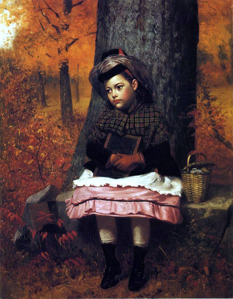 John George Brown School Bound - Hand Painted Oil Painting