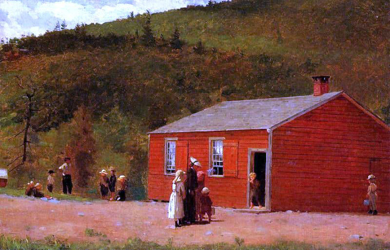 Winslow Homer School Time - Hand Painted Oil Painting