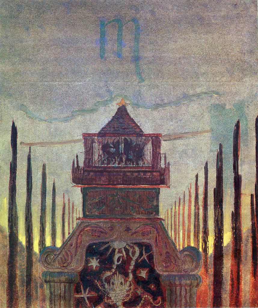 Mikalojus Ciurlionis Scorpio - Hand Painted Oil Painting