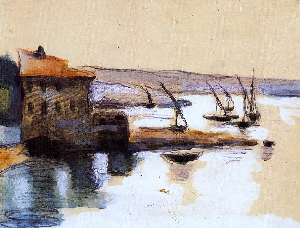 Paul Cezanne Seascape - Hand Painted Oil Painting