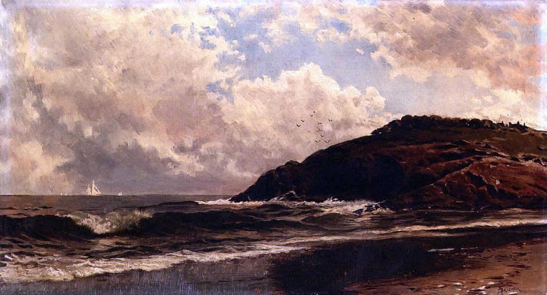  Alfred Thompson Bricher Seascape, Coast of Maine - Hand Painted Oil Painting