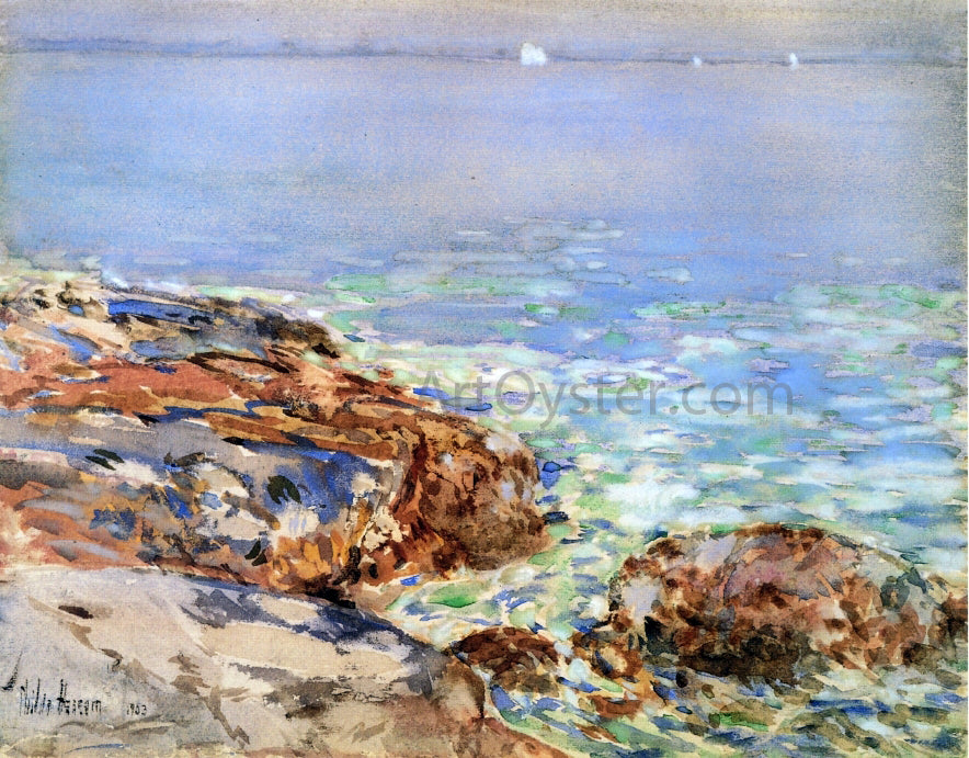  Frederick Childe Hassam Seascape, Isles of Shoals - Hand Painted Oil Painting