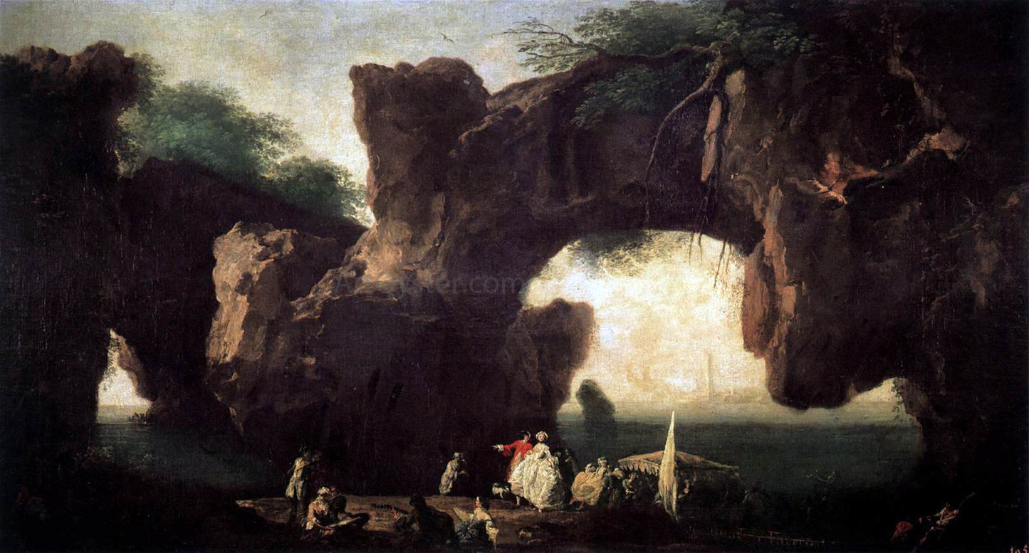Claude-Joseph Vernet Seascape, View of Sorrento - Hand Painted Oil Painting