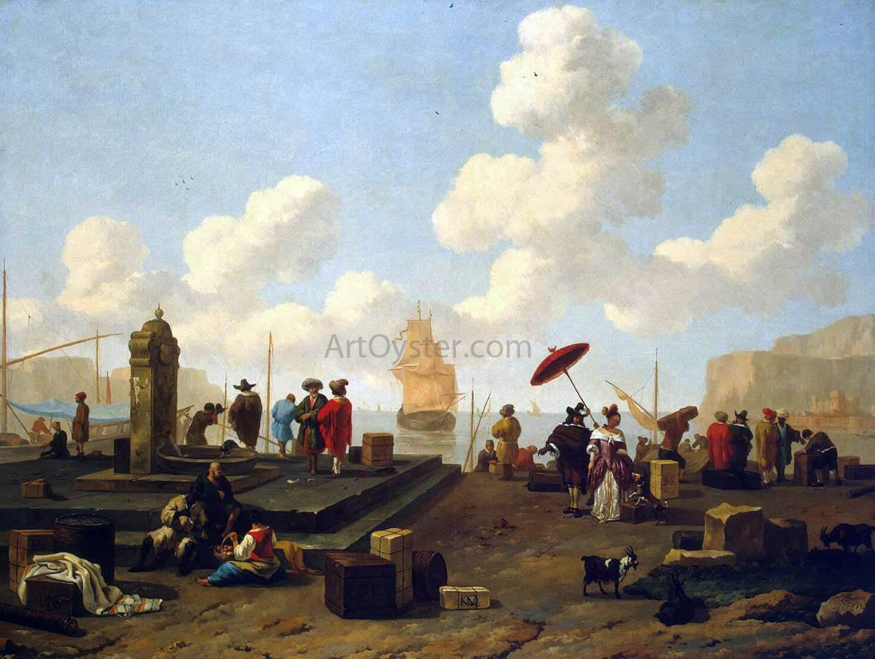 Abraham Jansz Begeyn Seashore - Hand Painted Oil Painting