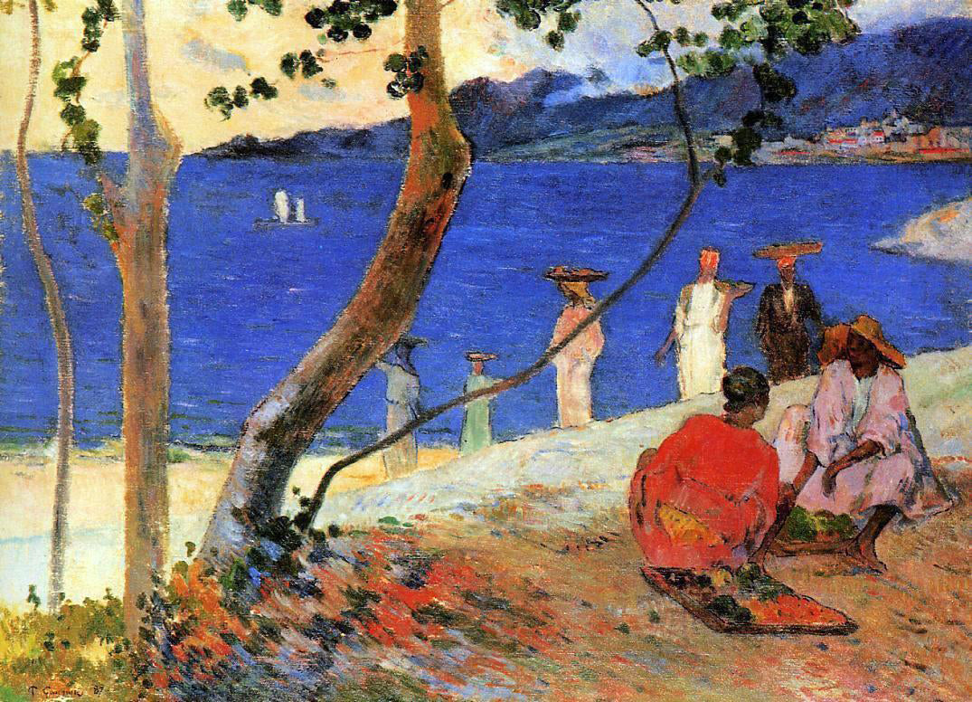 Paul Gauguin Seashore, Martinique - Hand Painted Oil Painting