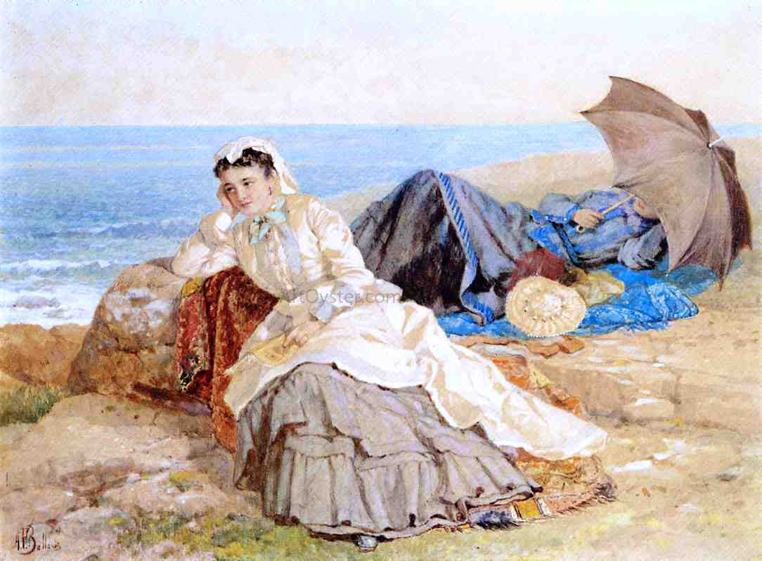 Albert Fitch Bellows Seaside Reflections - Hand Painted Oil Painting