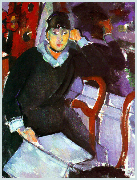 Rik Wouters seated woman - Hand Painted Oil Painting