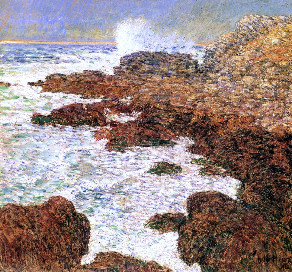  Frederick Childe Hassam Seaweed and Surf, Appledore - Hand Painted Oil Painting