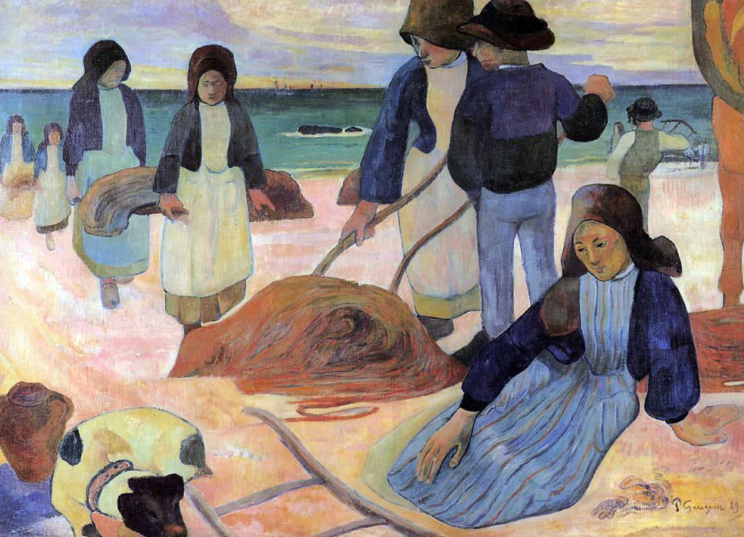 Paul Gauguin Seaweed Gatherers - Hand Painted Oil Painting