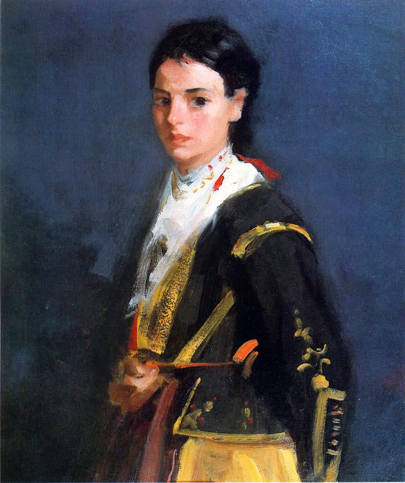 Robert Henri Segovia Girl, Half-Length - Hand Painted Oil Painting