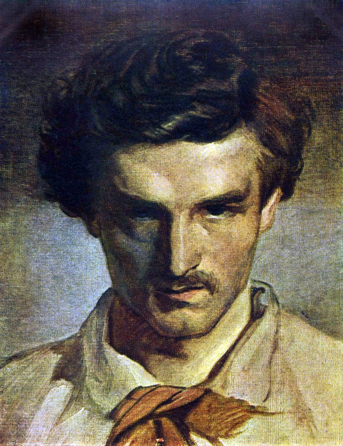 Anselm Friedrich Feuerbach Selbstbildnis - Hand Painted Oil Painting