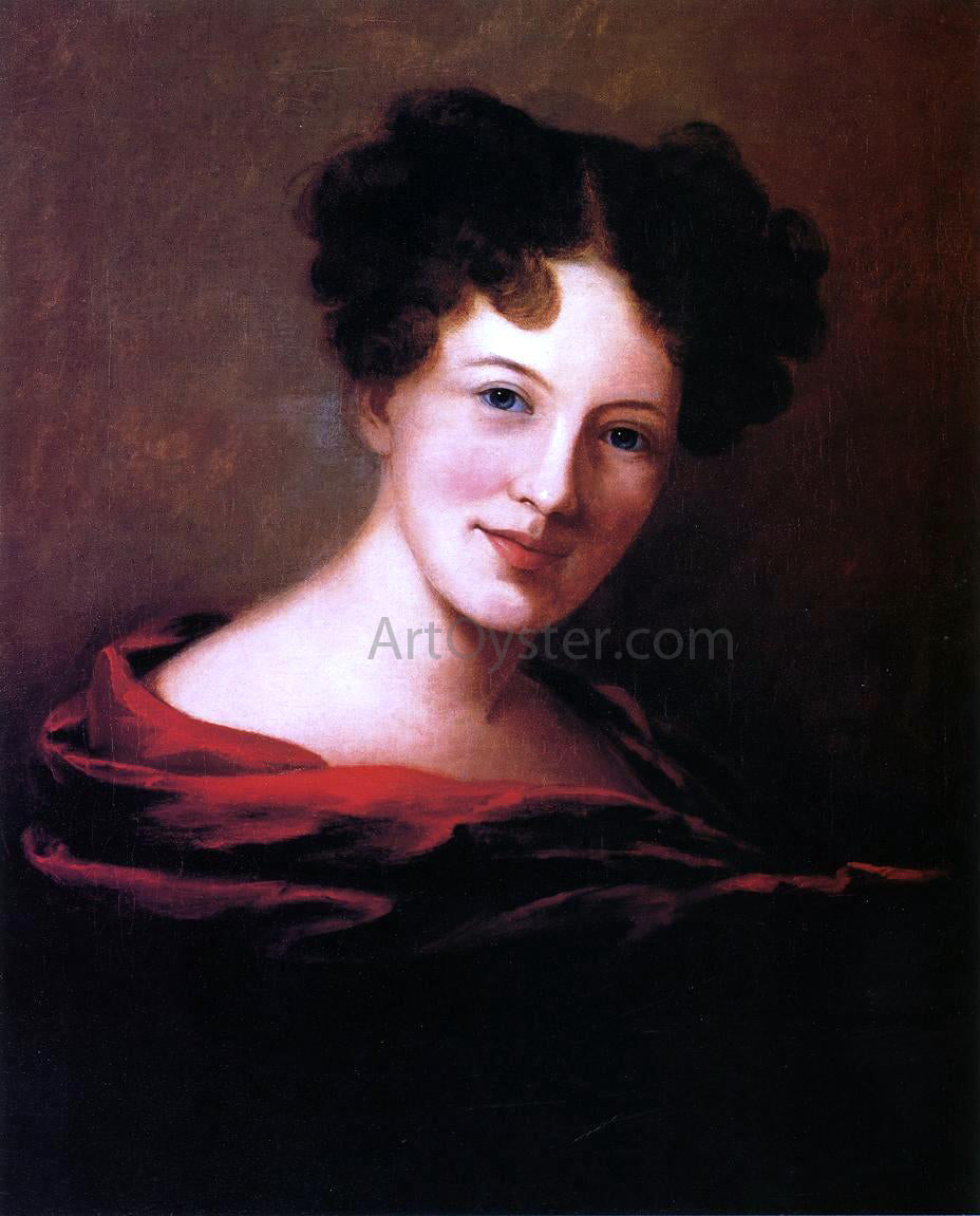 Sarah Miriam Peale Self Portrait - Hand Painted Oil Painting