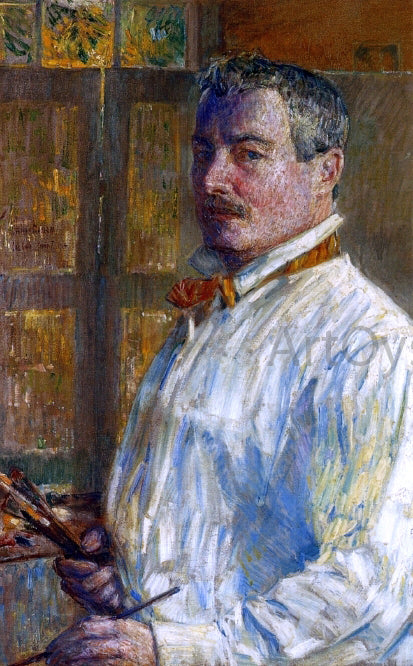 Frederick Childe Hassam Self Portrait - Hand Painted Oil Painting