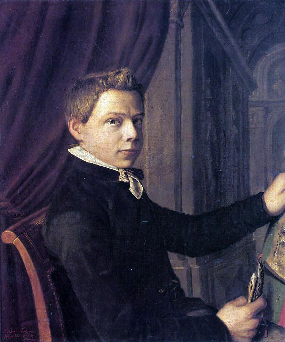 Sir Lawrence Alma-Tadema Self Portrait - Hand Painted Oil Painting