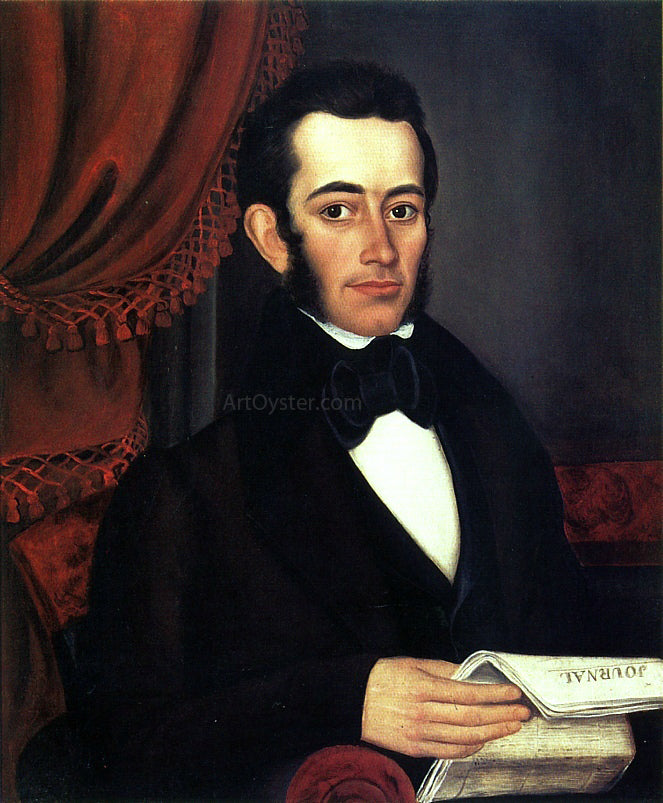Joseph Whiting Stock Self Portrait - Hand Painted Oil Painting