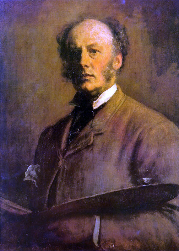 Sir Everett Millais Self Portrait - Hand Painted Oil Painting