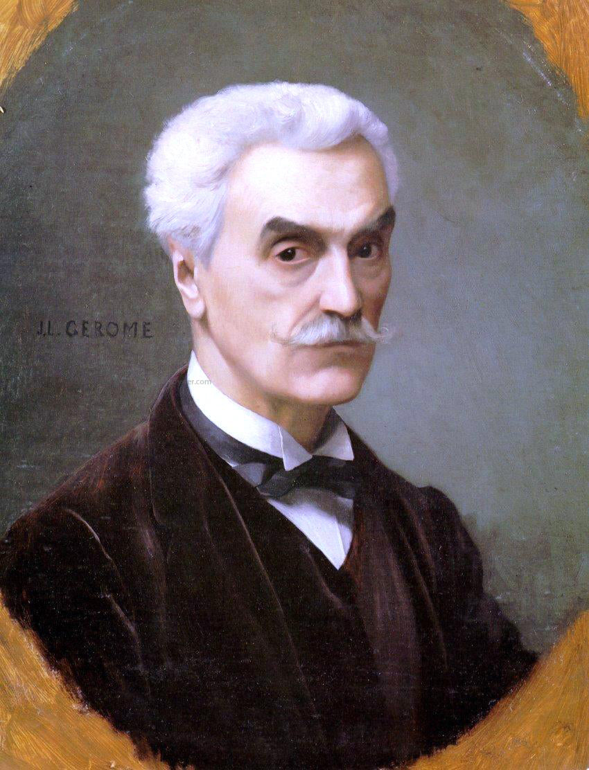 Jean-Leon Gerome Self Portrait - Hand Painted Oil Painting