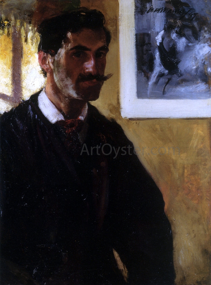 Alfred Henry Maurer Self Portrait - Hand Painted Oil Painting
