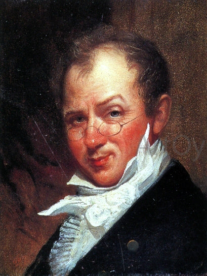 David Johnson Self Portrait in Colonial Dress - Hand Painted Oil Painting
