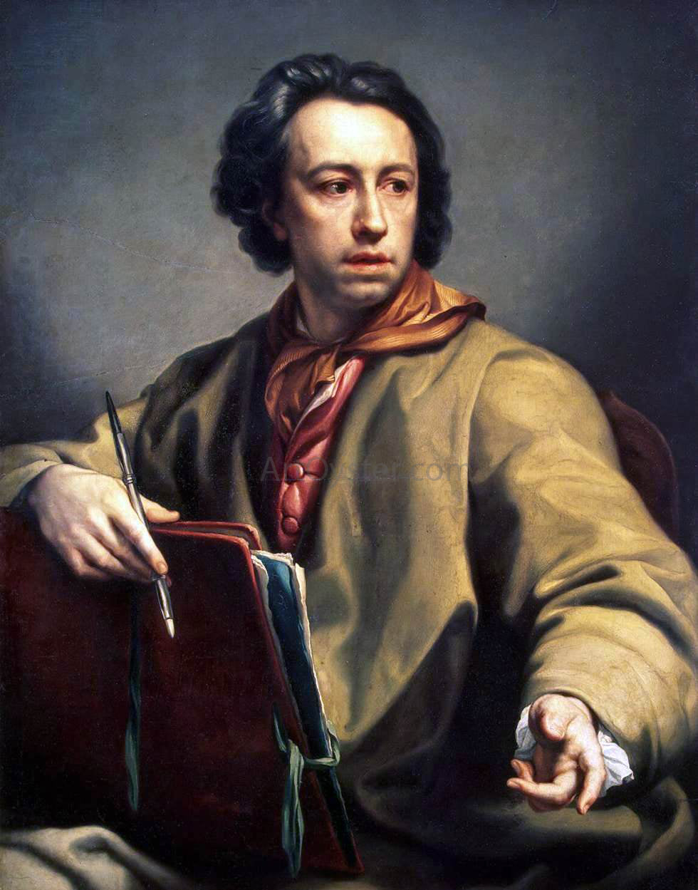 Anton Raphael Mengs Self-Portrait - Hand Painted Oil Painting