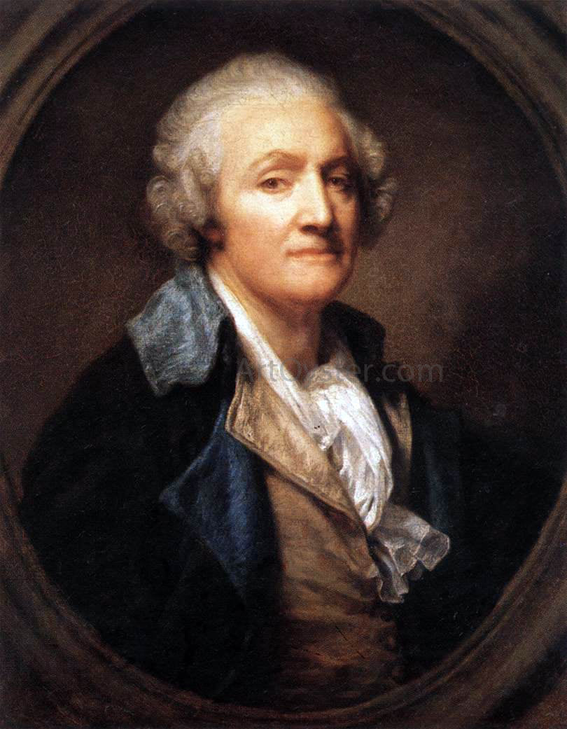 Jean Baptiste Greuze Self-Portrait - Hand Painted Oil Painting