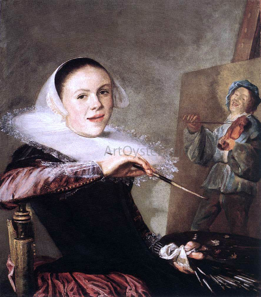 Judith Leyster Self-Portrait - Hand Painted Oil Painting