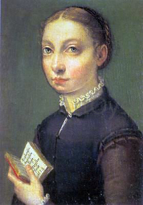 Sofonisba Anguissola Self-Portrait - Hand Painted Oil Painting