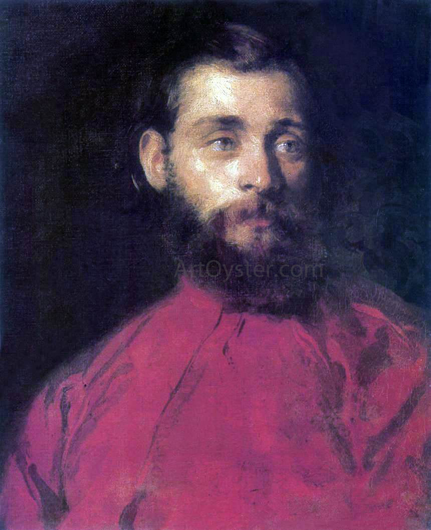 Karoly Brocky Self-Portrait - Hand Painted Oil Painting