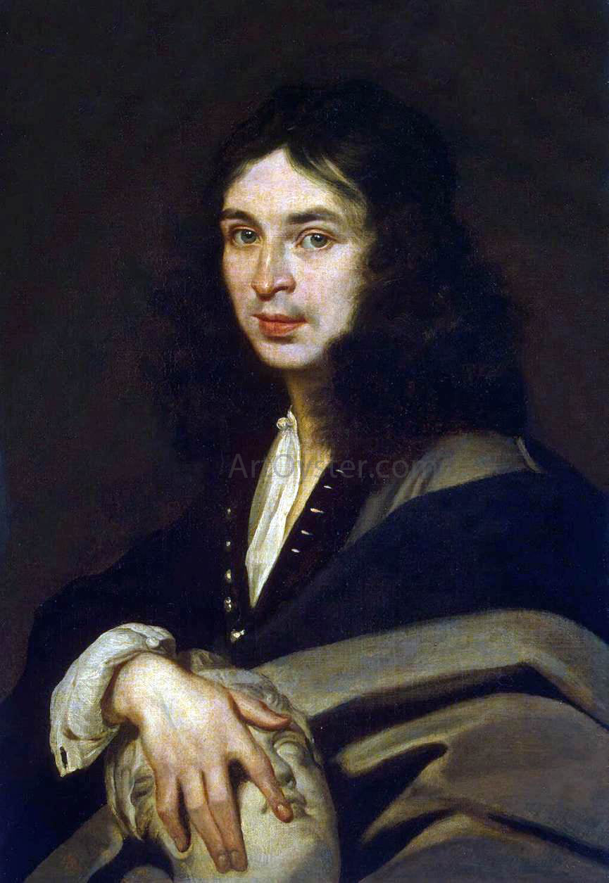 Pieter Franchoys Self-Portrait - Hand Painted Oil Painting
