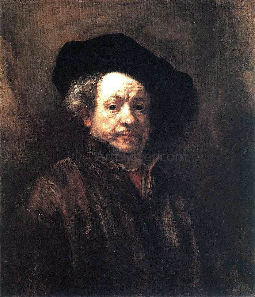 Rembrandt Van Rijn Self-Portrait - Hand Painted Oil Painting