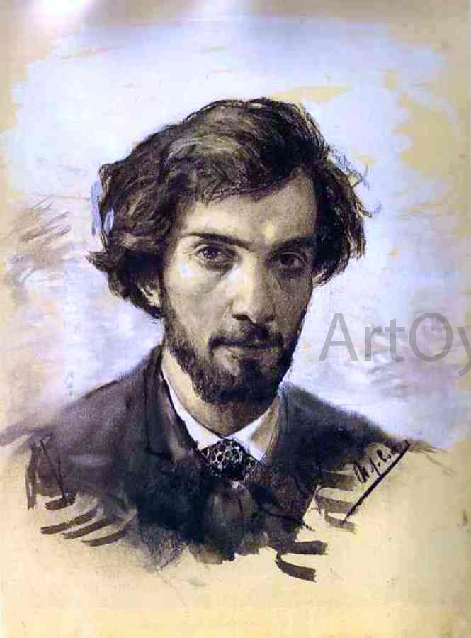 Isaac Ilich Levitan Self-Portrait - Hand Painted Oil Painting