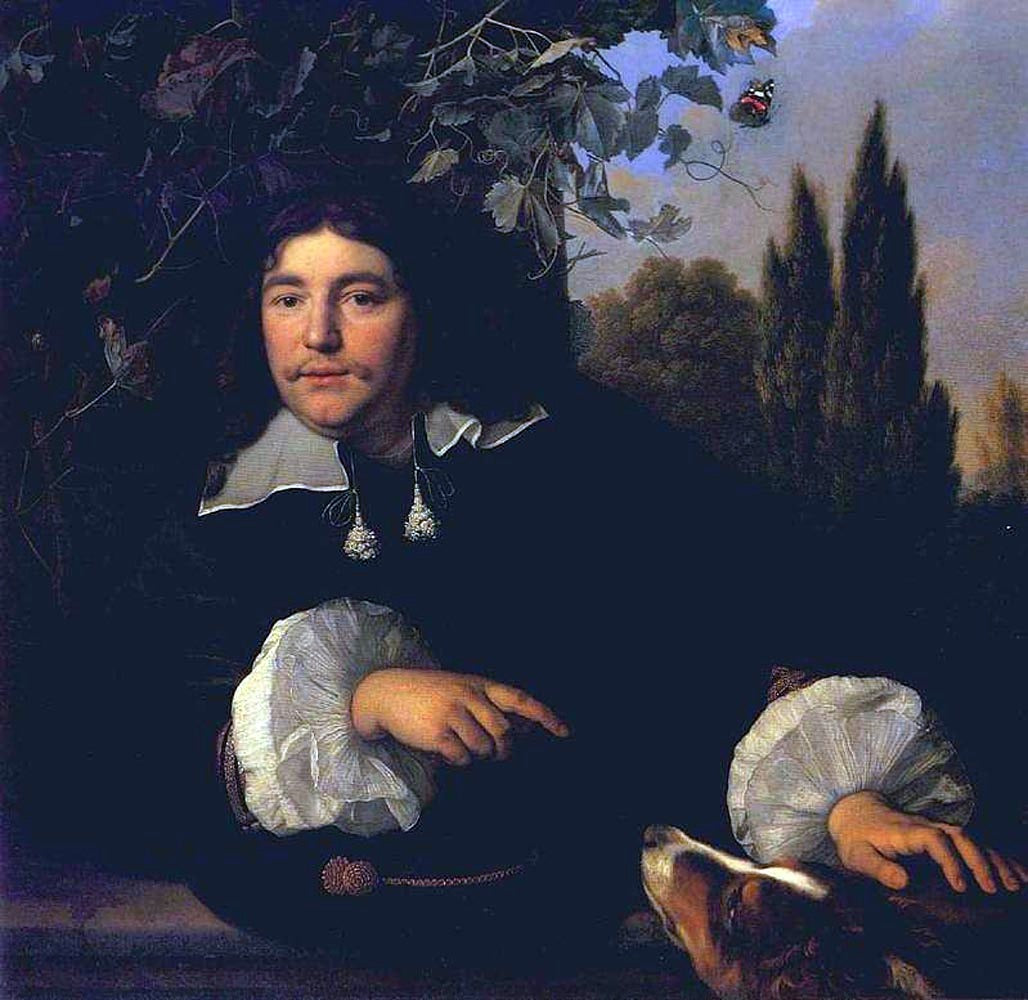 Bartholomeus Van der Helst Self-Portrait - Hand Painted Oil Painting
