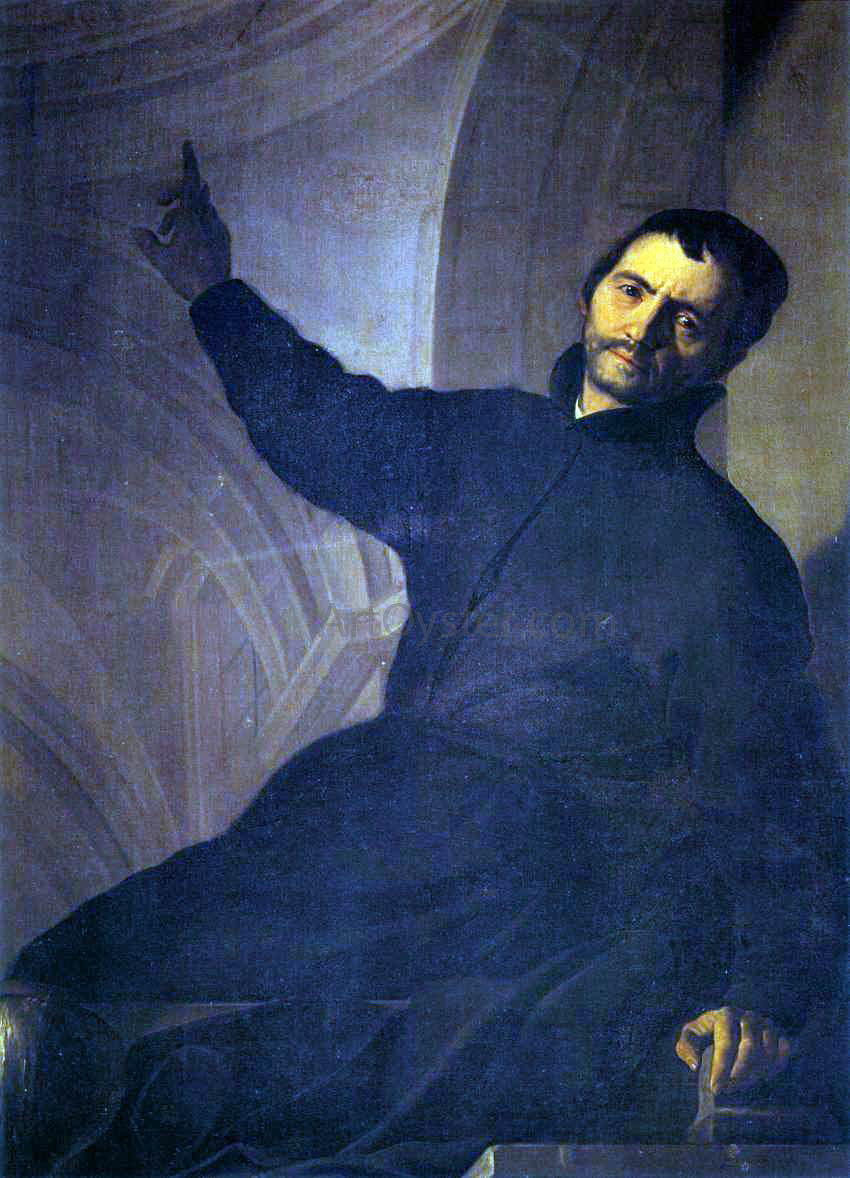 Andrea Pozzo Self-Portrait - Hand Painted Oil Painting